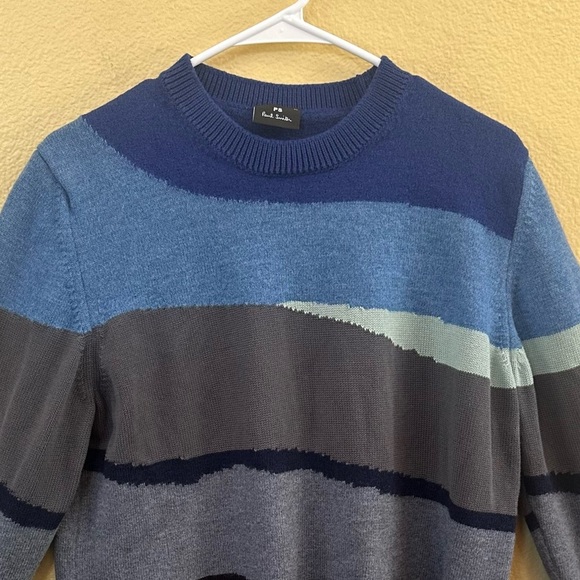 PS Paul Smith Color Block Wool/Cotton Sweater Size XL Excellent Condition! - Picture 10 of 10